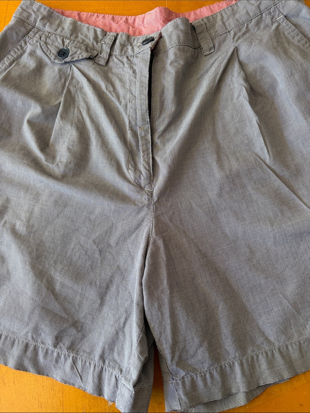 Ralph Lauren Gray Flat-Front Cotton Shorts
